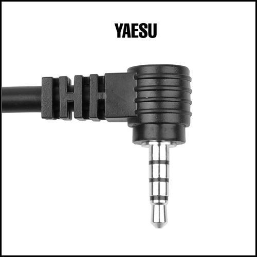 Adaptateur PTT pour casque tactique EARMOR M52 pour radio Yaesu avec bouton de doigt 