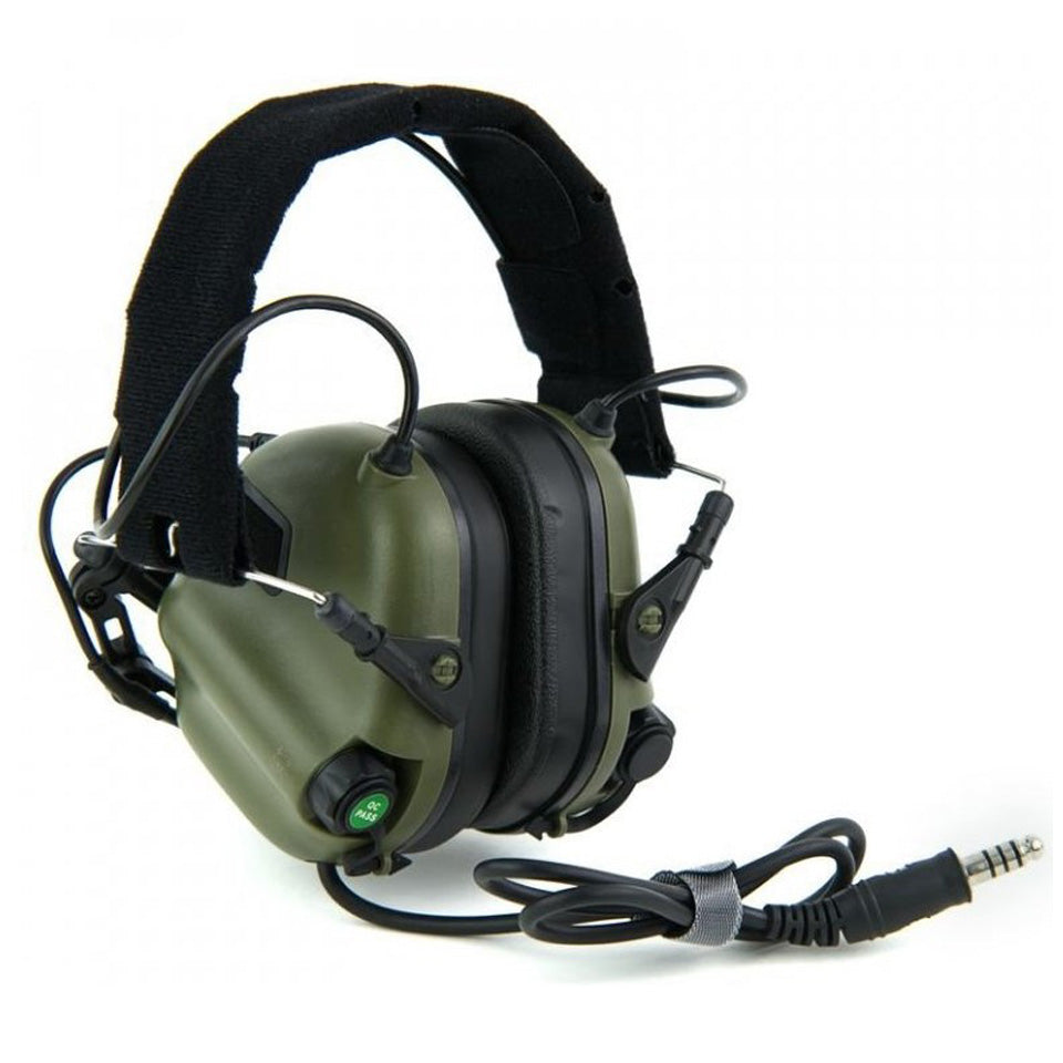 EARMOR M32 FG MOD4 Auriculares y adaptador de riel ARC y juego de adaptador PTT M51 para radio