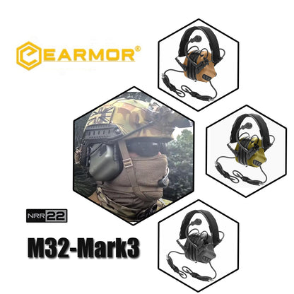 OPSMEN EARMOR M32-Mark3 MilPro Dual Comm Military Standard Headset