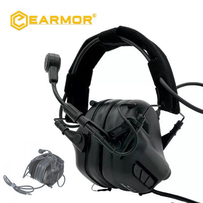 EARMOR M32-Mark3 MilPro Headset Military Standard Hearing Protector- Black