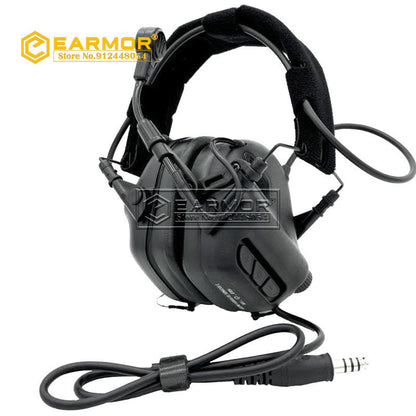 EARMOR M32-Mark3 MilPro Auriculares estándar militares - Coyote Brown