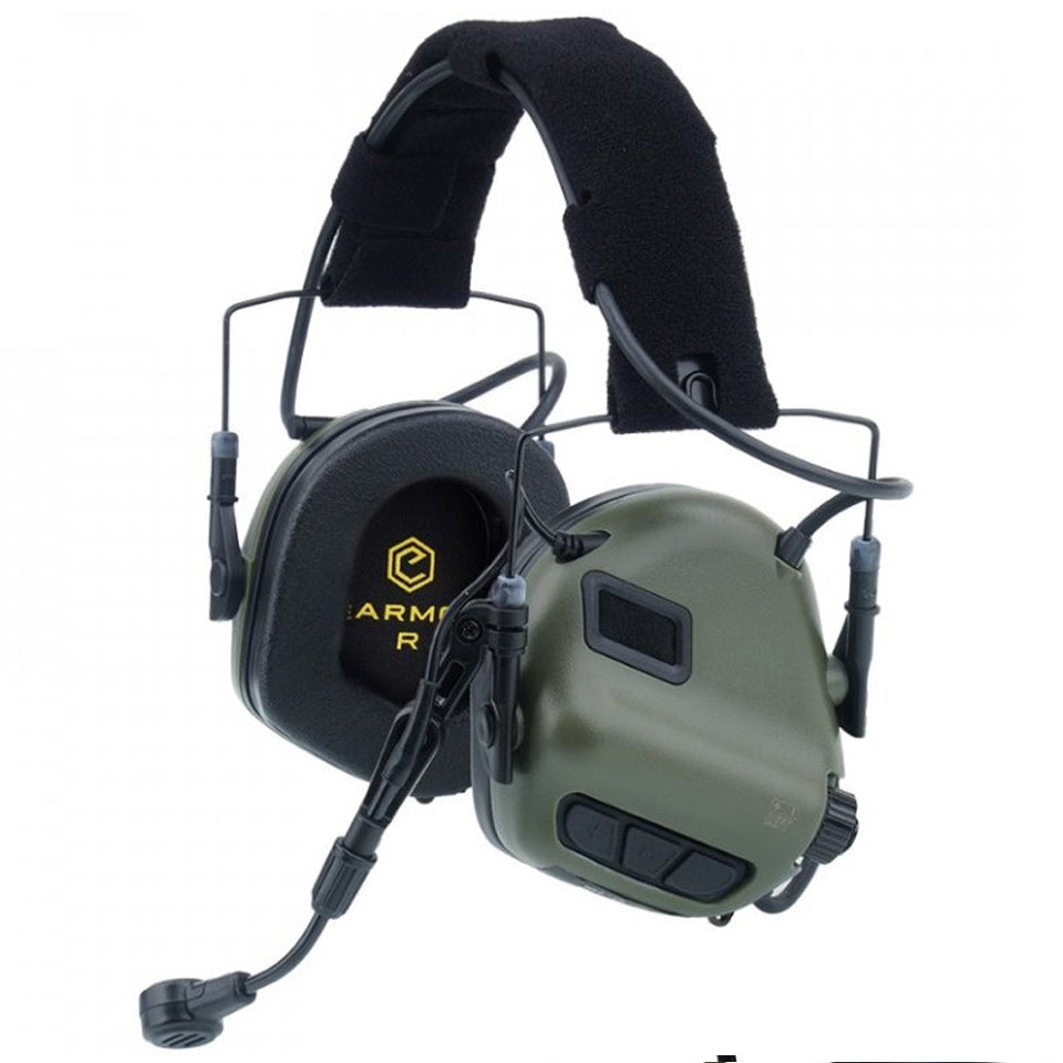 EARMOR M32-Mark3 MilPro Casque de protection auditive standard militaire - Vert feuillage