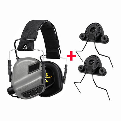 EARMOR M31 MOD4 Tactical Headset & Exfil Rail Adapter Set Hearing Protector 6 Color