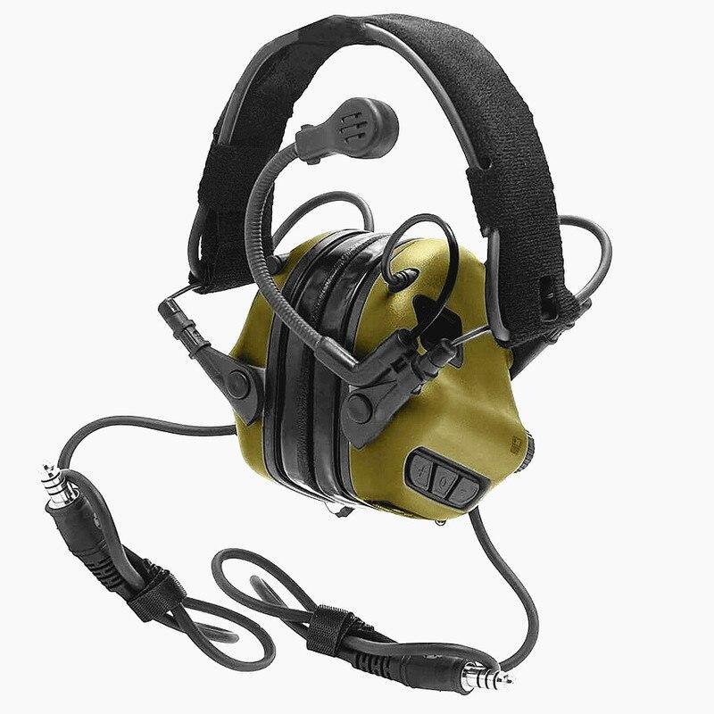 Casque standard militaire OPSMEN EARMOR Dual Comm M32-Mark3 MilPro - Vert feuillage