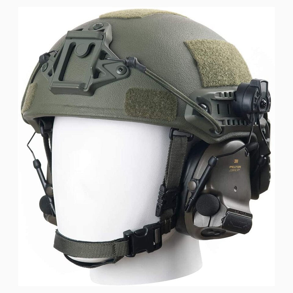 EARMOR M11 - Adaptador de rieles para casco táctico ARC para auriculares Peltor Comtac de 3M