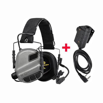 EARMOR M32 MOD4 casque tactique et ensemble d'adaptateurs M51 PTT système de Communication tactique