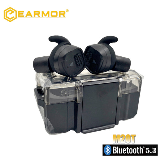 EARMOR M20T Bluetooth BT5.3 Earplugs Hearing Protection IPSC Shooting Ear Plugs - 2023 New