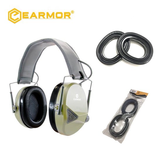 EARMOR S06 Orejeras de gel de silicona Accesorios para auriculares aptos para auriculares M30