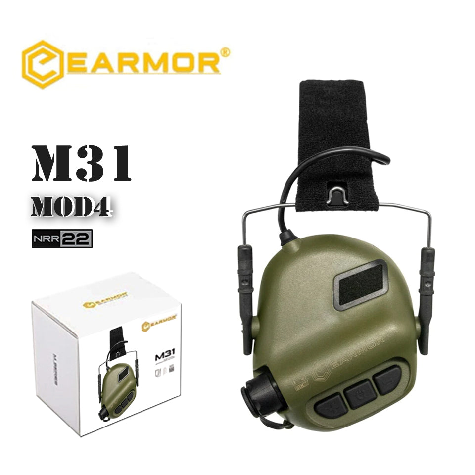 EARMOR M31 MOD4 casque tactique tir antibruit protecteur auditif