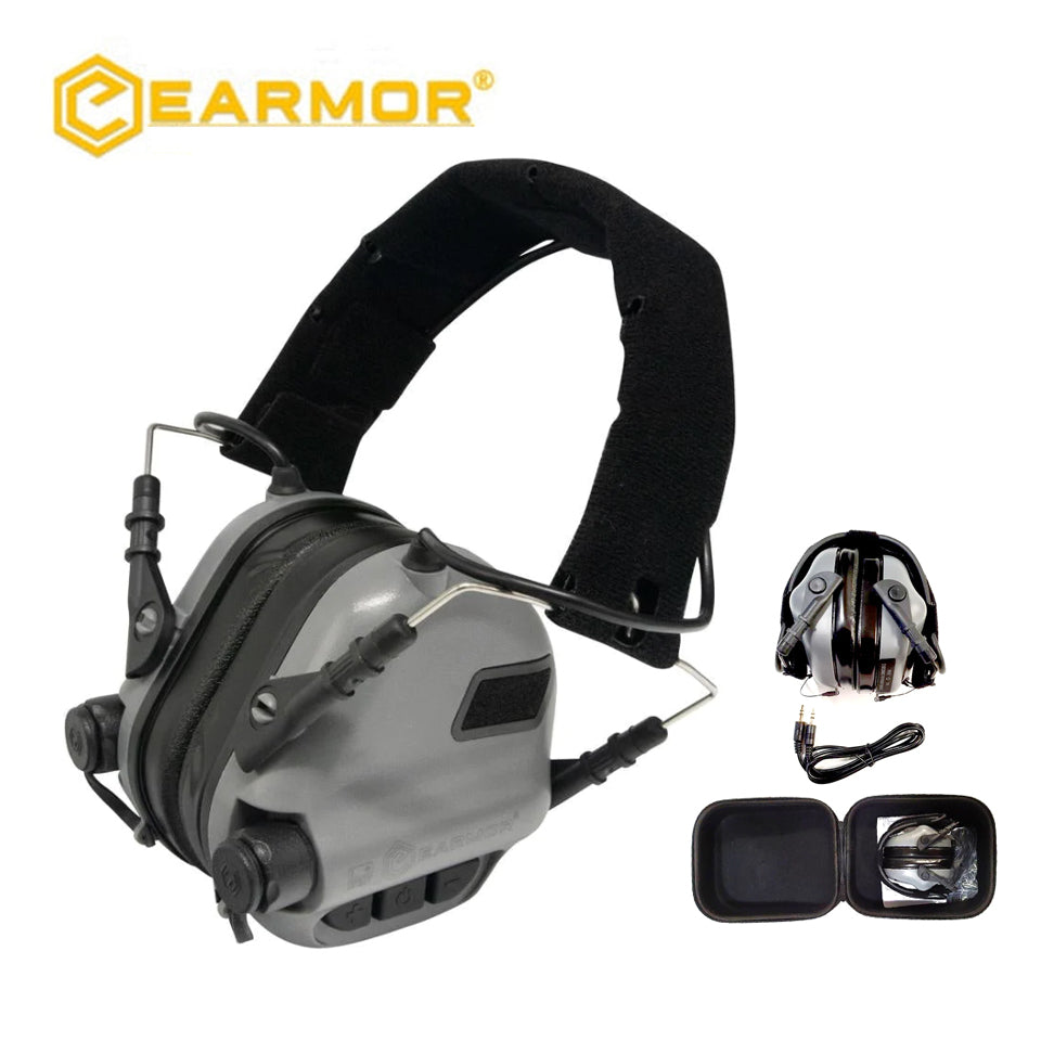 OPSMEN EARMOR M31-Mark3 MilPro Military Standards Headset - Cadet Grey