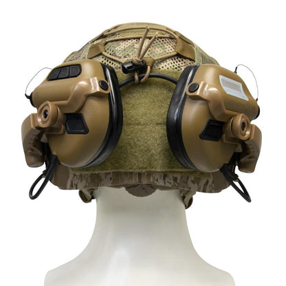 EARMOR M31X-Mark3 MilPro RAC Casque Protecteur Auditif Standard Militaire - Marron Coyote