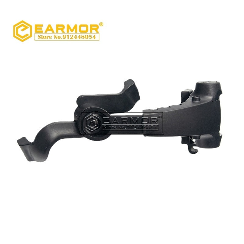 EARMOR M16C Soporte de montaje en riel para auriculares Adaptador de riel ARC para auriculares M31 / M32 / M31H / M32H