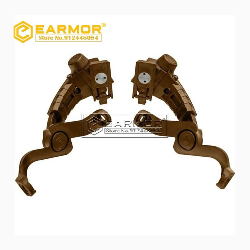 EARMOR M16C Headset Rail Mount Bracket ARC Rail Adapter for M31 / M32 / M31H / M32H Headset